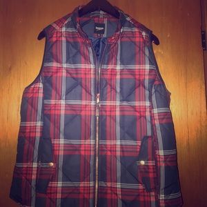 Plaid Quilted Vest
